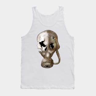 Tattoo Style - Rusty Skull - Aged Tank Top